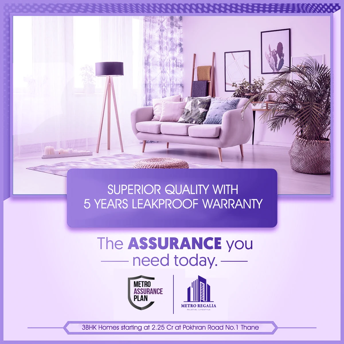 Metro Assurance Plan leakproof campaign